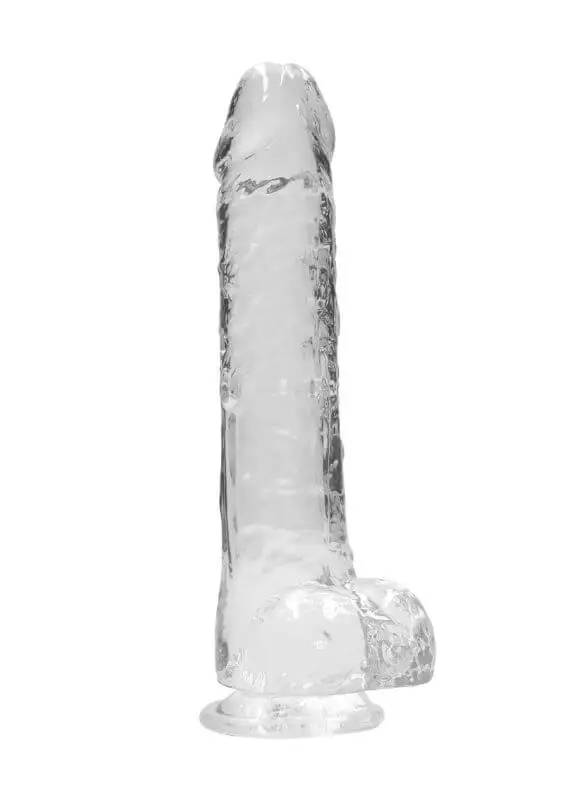 Dildo RealRock Crystal Clear 22 cm Transparente