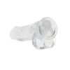 Dildo RealRock Crystal Clear 25,4 cm Transparente