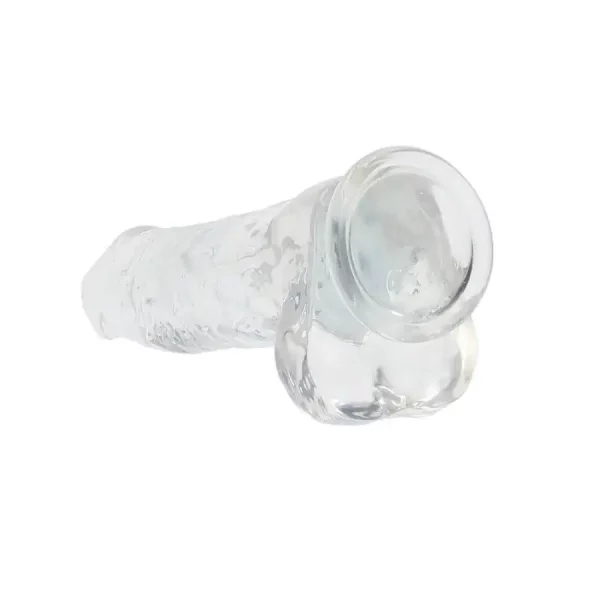 Dildo RealRock Crystal Clear 25,4 cm Transparente