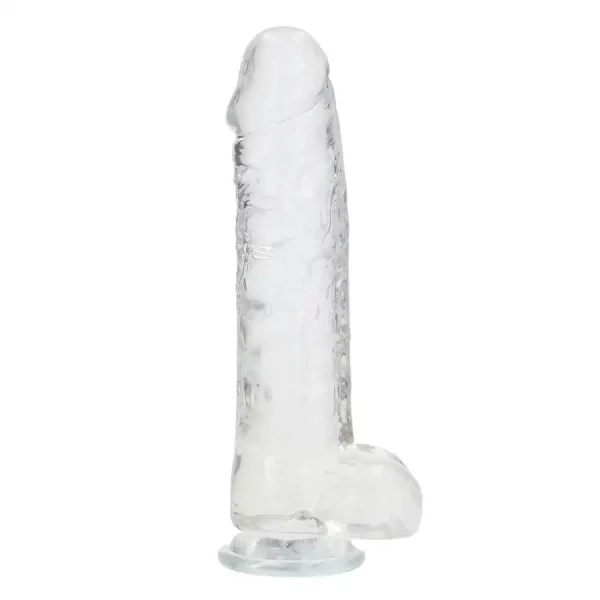 Dildo RealRock Crystal Clear 25,4 cm Transparente