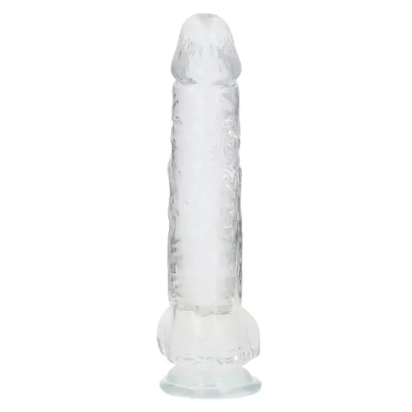 Dildo RealRock Crystal Clear 25,4 cm Transparente