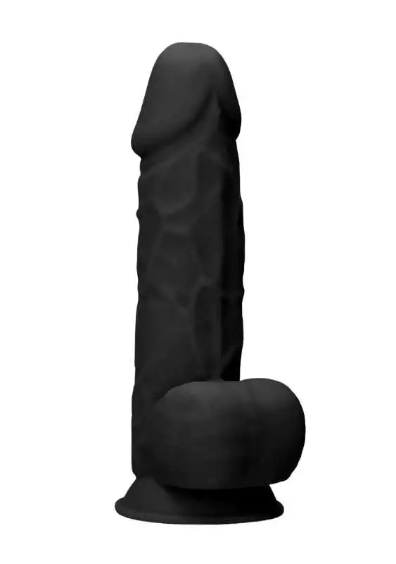 Dildo RealRock Ultra 8.5"  Com Testículos Preto