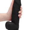 Dildo RealRock Ultra 8.5"  Com Testículos Preto