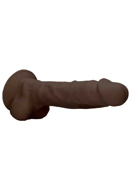 Dildo RealRock Ultra 9" com Testículos Castanho