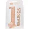 Dildo RealRock Ultra 9" com Testículos Natural