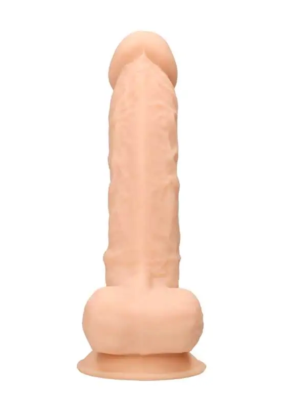 Dildo RealRock Ultra 9" com Testículos Natural