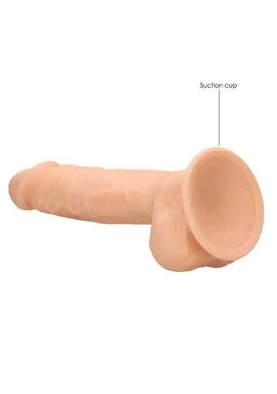 Dildo RealRock Ultra 9" com Testículos Natural