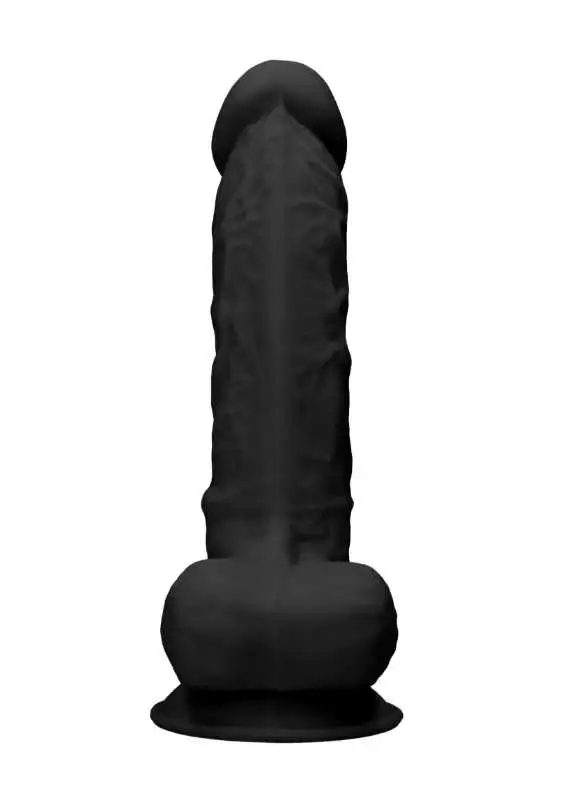 Dildo RealRock Ultra 9" com Testículos Preto
