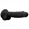 Dildo RealRock Ultra 9" com Testículos Preto