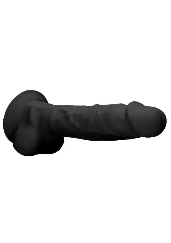 Dildo RealRock Ultra 9" com Testículos Preto