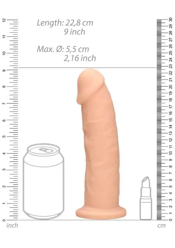 Dildo RealRock Ultra 9" Natural