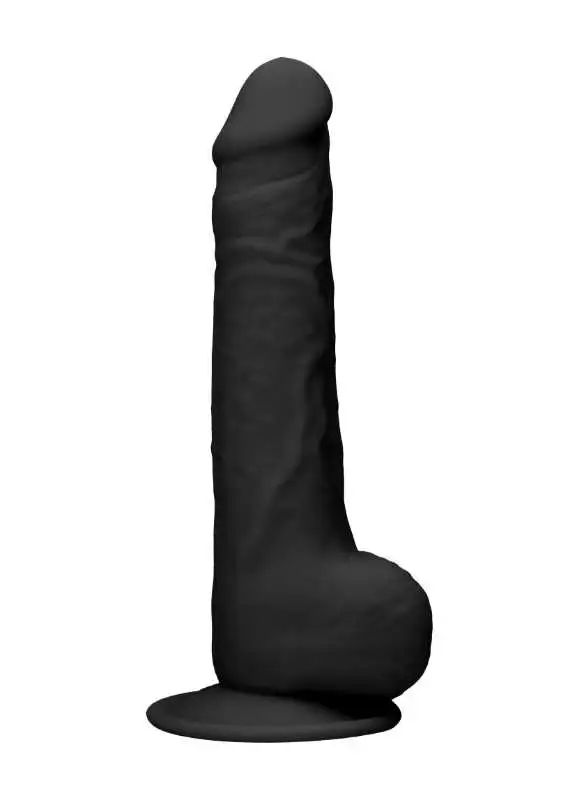 Dildo RealRock Ultra 9.5" com Testículos Preto