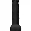 Dildo RealRock Ultra 9.5" com Testículos Preto