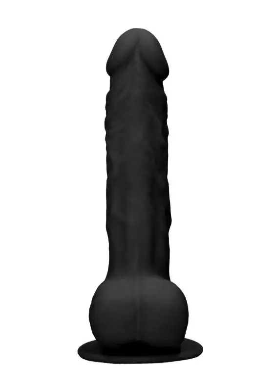 Dildo RealRock Ultra 9.5" com Testículos Preto