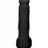 Dildo RealRock Ultra 9.5" com Testículos Preto
