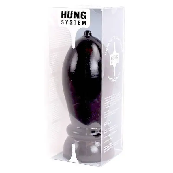 Dildo Rolling XXL Hung System Toys Preto 24x9,7cm