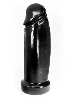 Dildo Schlong XXL Hung System Toys Preto 28x9cm
