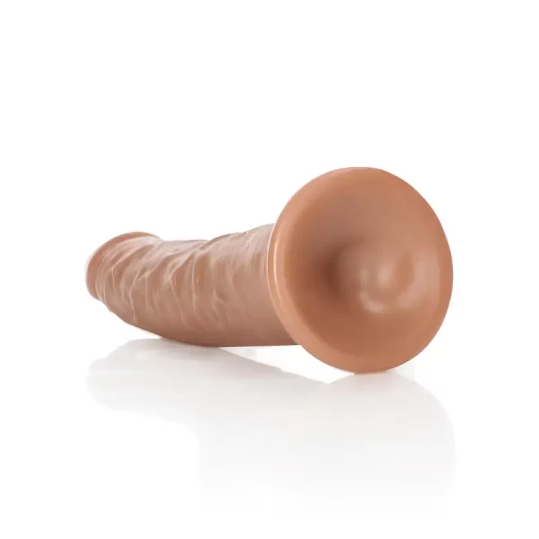 Dildo Slim sem Testículos 6"/15,5 cm Mulato