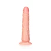 Dildo Slim sem Testículos 6"/15,5 cm Pele Clara
