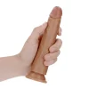 Dildo Slim sem Testículos 7"/18 cm Mulato