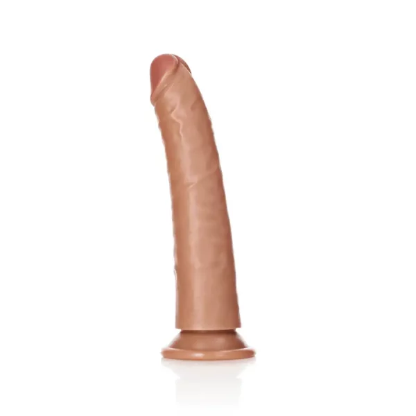 Dildo Slim sem Testículos 7"/18 cm Mulato