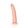 Dildo Slim sem Testículos 7"/18 cm Pele Clara