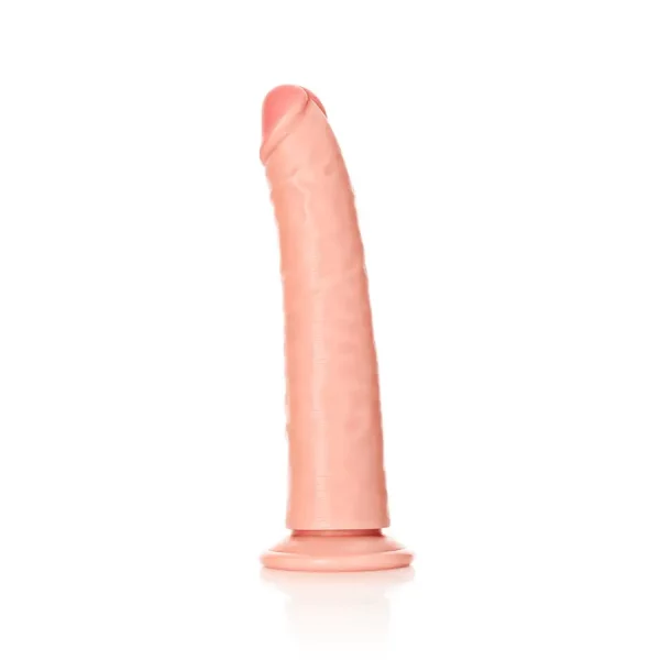 Dildo Slim sem Testículos 7"/18 cm Pele Clara