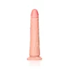 Dildo Slim sem Testículos 7"/18 cm Pele Clara