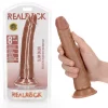 Dildo Slim sem Testículos 8"/20,5 cm Mulato