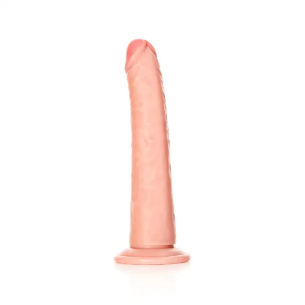 Dildo Slim sem Testículos 8"/20,5 cm Pele Clara