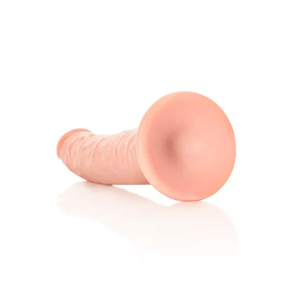 Dildo Slim sem Testículos 8"/20,5 cm Pele Clara