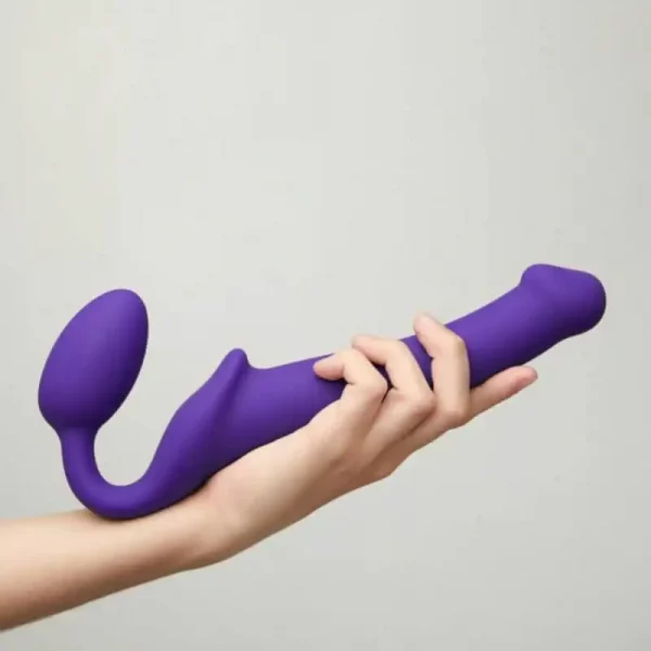 Dildo Stap On Me Roxo - Tamanho L