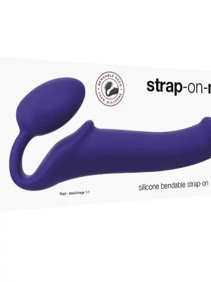 Dildo Stap On Me Roxo - Tamanho L