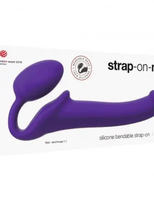 Dildo Stap On Me Roxo - Tamanho M