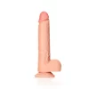 Dildo Straight com Testículos 11"/28 cm Pele Clara
