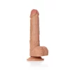 Dildo Straight com Testículos 8"/20,5 cm Mulato