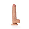 Dildo Straight com Testículos 8"/20,5 cm Mulato