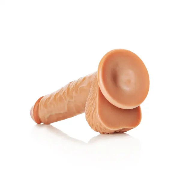 Dildo Straight com Testículos 8"/20,5 cm Mulato