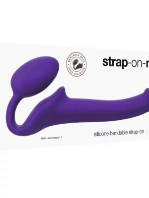 Dildo Strap On Me Roxo - Tamanho S