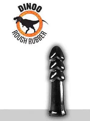 Dildo T-Rex Dinoo Rough Rubber Preto