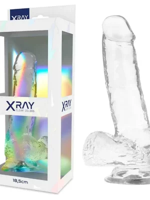 Dildo Transparente XRAY 18,5 cm