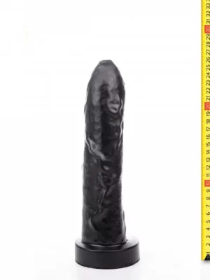 Dildo Uncut II XXL Hung System Toys Preto 26,2x6 cm