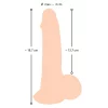 Dildo with Movable Skin 19 cm