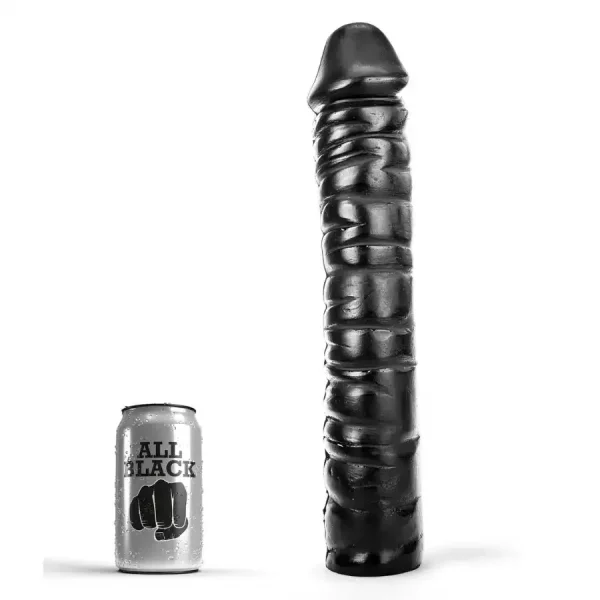 Dildo XXL All Black AB51 38 cm
