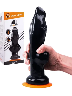 Dildo XXL Allo Preto 27,5 cm