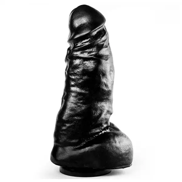 Dildo XXL Dark Crystal 46 Preto