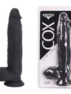 Dildo XXL Kiotos Cox 003 31cm Preto