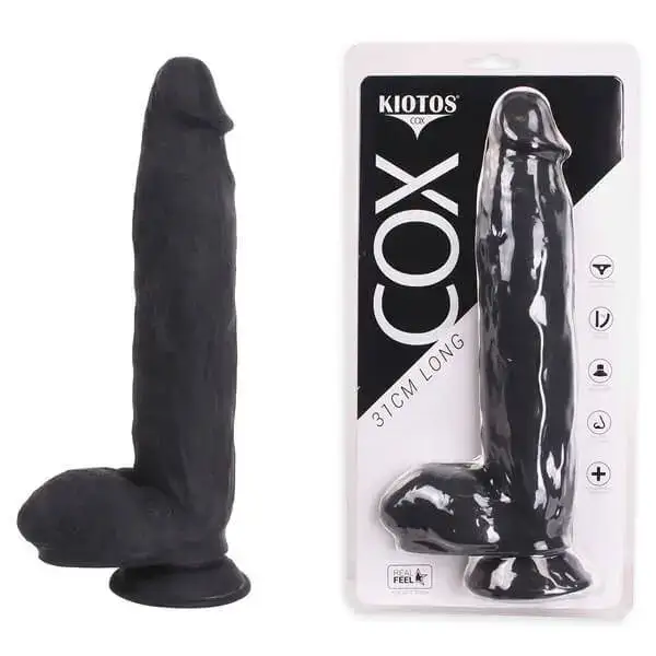 Dildo XXL Kiotos Cox 003 31cm Preto