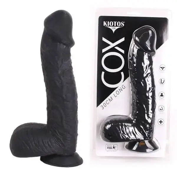 Dildo XXL Kiotos Cox 004 29cm Preto