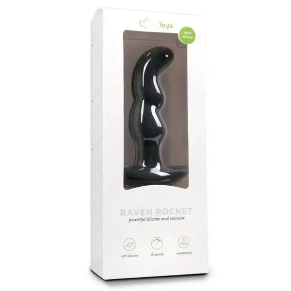 Estimulador da Próstata EasyToys Raven Rocket Preto